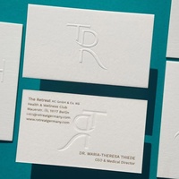 Cartes de visite personnalisées en relief pour petites entreprises, papier cartonné, impression numérique, service de conception rapide