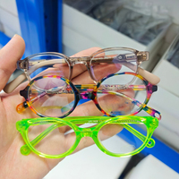 Montures optiques en acétate pour enfants style pupille – Promotion haut de gamme – Montures durables et mignonnes à motifs de dessins animés pour garçons et filles