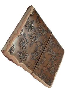Carnet en cuir fait main avec motif floral en relief, format A5/A6, couverture rigide, 100 feuilles, boîte personnalisée pour usage professionnel - Product Image 3