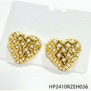 Elegante Set di gioielli in rame placcato oro Vintage per le donne accessorio completo con pezzi coordinati e pietra principale di zircone - Product Image 1