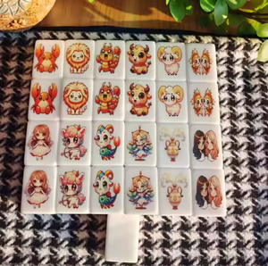 Cartoon <span class=keywords><strong>mahjong</strong></span> Cartes de <span class=keywords><strong>mahjong</strong></span> personnalisables Jeux traditionnels <span class=keywords><strong>chinois</strong></span> - Product Image 2