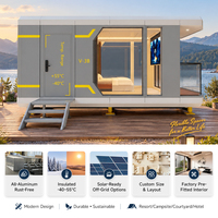 Solution personnalisée de maisons capsules mobiles en alliage d'aluminium OEM pour projets de réinstallation gouvernementale – Programme de fourniture en gros