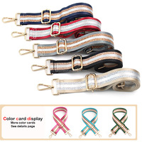 Meilleure vente de fil métallique décoré 38mm bandoulière en nylon sangle réglable pour bandoulière sangle de sac à bandoulière unique