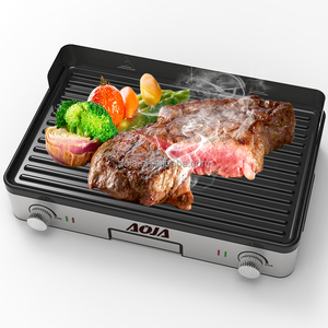 Parrilla Eléctrica Familiar de Alta Potencia de 2400W para Uso en Interiores, Electrodoméstico de Cocina, Máquina para Asar Carne, Parrilla Eléctrica - Product Image 3