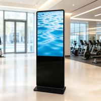 Tótem Digital LCD de 43, 49, 55 y 65 Pulgadas con Soporte de Pie para Publicidad en Vestíbulos y Centros Comerciales