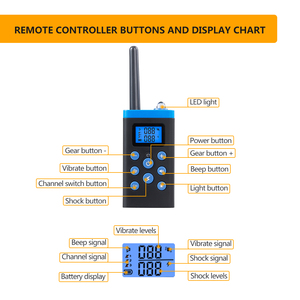 <span class=keywords><strong>Collar</strong></span> de perro antiladridos eléctrico de tamaño pequeño Beep Safe Shock con control remoto de ladridos 2 en 1 <span class=keywords><strong>Collar</strong></span> antiladridos - Product Image 5