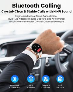 Reloj Inteligente Deportivo GPS OEM S666 de 1.43 Pulgadas con Monitor de Frecuencia Cardíaca, Detector de Oxígeno en Sangre, Resistente al Agua IP68, Rastreador de Actividad Física Android - Product Image 4
