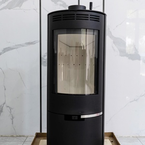 Estufa Chimenea <span class=keywords><strong>de</strong></span> fuego real Estufa <span class=keywords><strong>de</strong></span> <span class=keywords><strong>leña</strong></span> Chimenea cilíndrica - Product Image 2