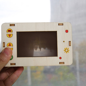 กล้องไม้ทำมือสำหรับเด็ก รุ่น OKYN-T26048 ของเล่นงานฝีมือ DIY - Product Image 3