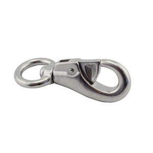 Eda Stainless Steel Snap <b>Hook</b> 1000lb Polished General Industry Use - Product Image 3
