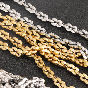 Stainless Steel Figure 8 <b>Chain</b> Men's <b>Waist</b> Accessory Gold Silver Color Handmade Decorative <b>Chain</b> Daily Wear Fashion Body <b>Chain</b> - Product Image 3