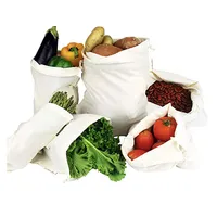 wholesale string bags Custom cotton mesh bags for fruits and vegetables