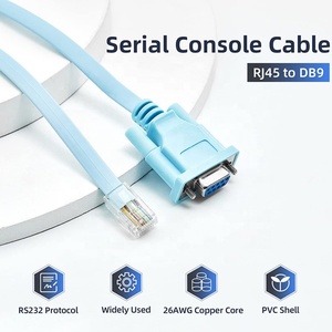 Câble USB vers RJ45 RS232 DB9, câble de console, câble rollover DB9 mâle vers femelle, câble rollover DB9 - Product Image 2