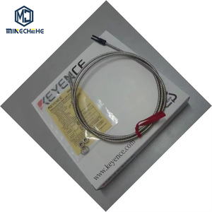 Capteur à fibre optique réfléchissant coaxial FU-83C, filetage M6, câble de 1 m, haute température 300°C pour l'automatisation industrielle - Product Image 1