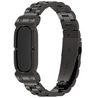 Bracelet de montre en acier inoxydable de luxe à triple perles pour Google Fitbit Air, bracelet de montre pour Fitbit Air 2026