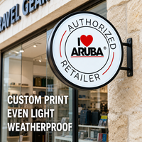 Letrero Luminoso LED Personalizado de Doble Cara para Montaje en Pared Exterior, Logotipo para Negocios, Letrero Luminoso LED con Forma Personalizada