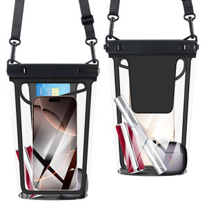 Sac transparent entièrement étanche en PVC 2L avec <span class=keywords><strong>barre</strong></span> à clip <span class=keywords><strong>de</strong></span> poche pour smartphone scellée pour les activités <span class=keywords><strong>de</strong></span> plein air décontractées - Product Image 2