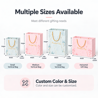 Sacs en papier avec poignées en corde, sacs cadeaux de luxe, taille et couleur personnalisées, logo pour emballage de boutique, vente en gros OEM ODM