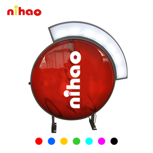 Insegna Luminosa Rotonda NIHAO OEM, Lightbox Acrilico Bifacciale con <span class=keywords><strong>Piccolo</strong></span> Lightbox e Servizio Rapido di Campionatura - Product Image 2