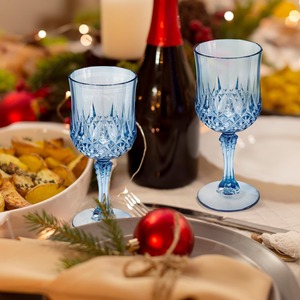 7Oz Thanh Lịch Pha Lê Cắt Nhựa Sâm Banh Sáo Ly Ưa Thích Stemware Nhựa Uống Rượu Vang Ly Cho Đám Cưới Tiếp Tân - Product Image 2