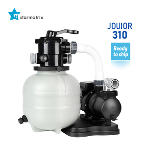 Filtre à sable <span class=keywords><strong>pour</strong></span> <span class=keywords><strong>piscine</strong></span> en plastique Starmatrix 15 pouces avec pompe 1/2HP et minuterie à 7 voies, capacité du réservoir de 5,3 gallons - Product Image 2