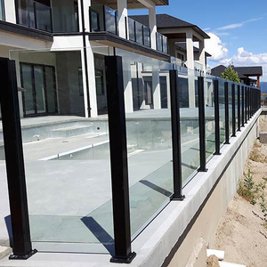 Balustrade de barres <span class=keywords><strong>en</strong></span> <span class=keywords><strong>verre</strong></span> trempé, balustrade de <span class=keywords><strong>terrasse</strong></span>, 12MM, à promotion - Product Image 5