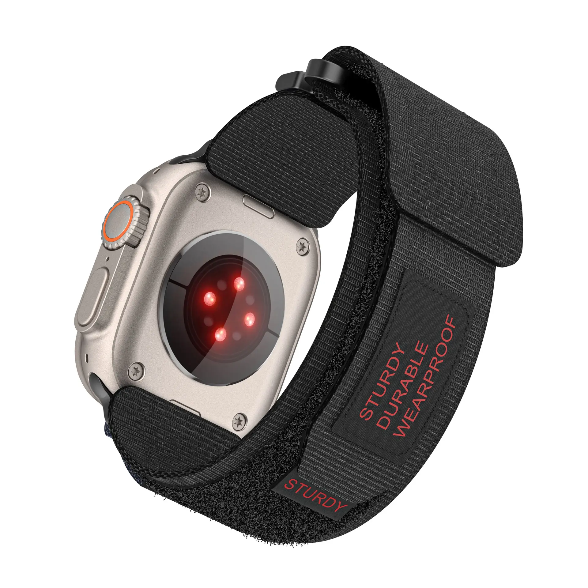 Sport Nylon Smartwatch Armband für Apple Watch Serie 9 8 7 6 Ultra 2 Uhren armband 49mm 45mm 41mm 44mm 40mm Uhren gürtel Armband Herren