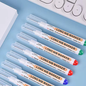 Rotulador permanente de agujero profundo Industrial, taladro profundo de Punta larga, bolígrafo de carpintero <span class=keywords><strong>para</strong></span> carpintería, bolígrafos rotuladores permanentes de Punta larga de 20mm - Product Image 4