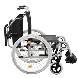 Silla <span class=keywords><strong>de</strong></span> Ruedas Manual <span class=keywords><strong>de</strong></span> Aluminio Jumao Nueva con Tubo <span class=keywords><strong>de</strong></span> Manillar y Reposabrazos Ajustables en Altura - Product Image 4