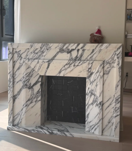 モダンデザインの高級カスタムエコフレンドリー磨き大理石暖炉（キッチン、バスルーム、リビングルーム、ホテル、屋内用）1年間保証 - Product Image 4