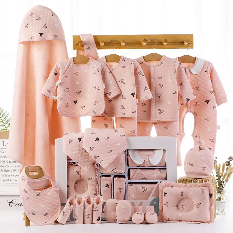 22 Stuks/set Van Baby Geschenkdoos Pasgeboren Kleding Baby Pak 0-12 Maanden Herfst Winter Pasgeboren Baby Producten