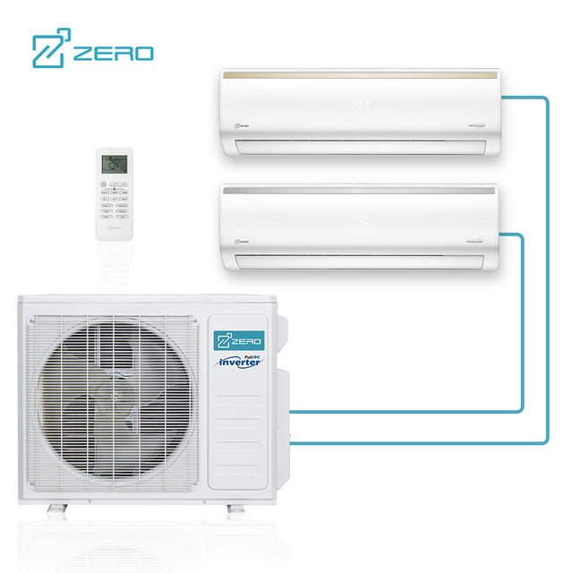 ZERO Z-MAX Multi Zone Mini Split Air Conditioner 2 3 4 5 Zone Heat Pump Inverter Heating Cooling