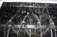 Mélangeur hélicoïdal industriel à vis en acier inoxydable 304, capacité 50L, haute efficacité, pour le mélange de produits chimiques