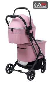 Carrito para perros barato, cochecito ligero plegable para mascotas, cochecito doble para mascotas - Product Image 5