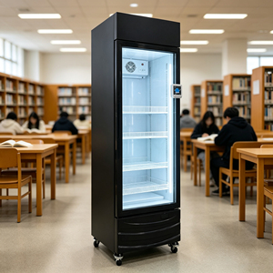 Wholesale Smart Beverage Vending <b>Fridge</b> Beer Wine Drink Cooler Ai Vending Machine With Card Reader Smart Ai <b>Mini</b> <b>Fridge</b> Vending - Product Image 1