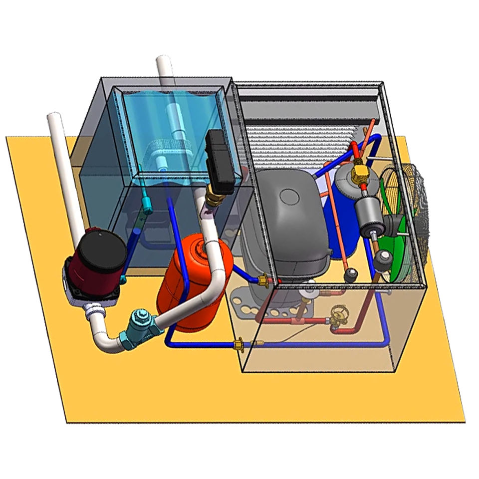 2.5KW PHE Evaporator for Glycol Cooling System Efficiency