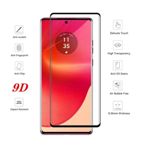 Nouvelle version améliorée, protection d'écran en verre trempé incurvé 9D anti-rayures pour Motorola Edge 50 60 70 Fusion Pro Ultra, film de protection d'appareil photo souple