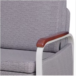 Dual-Purpose Folding Sofa Bed Multifunctional Metal Companion <b>Chair</b> - Product Image 1