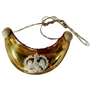 Francia Primer Imperio Infanterie de Ligne Hausse Gorget Metal French Eagle Gorget - Product Image 1