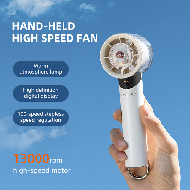 Factory Price Folding Handheld Fan 1-100 Speed Scroll Wheel Rechargeable Battery Personal Fan Car Use Gifts Women Kids