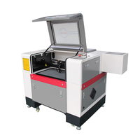 Machine de gravure laser CO2 pour mini-tampons en caoutchouc, refroidie par eau, CNC 60x40cm 540W