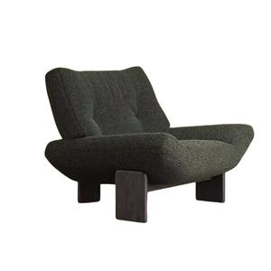 Sillón Individual Retro Wabi Sabi de Madera Maciza, Silla de Salón para Interiores, Hotel, Sala de Estar, Club, Recepción, Silla de Diseño - Product Image 5