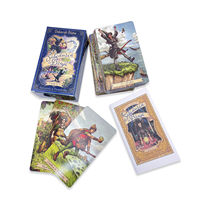 Impression personnalisée de haute qualité, votre propre design, vente en gros de jeux de cartes Oracle, cartes de tarot originales avec boîte magnétique et guide.