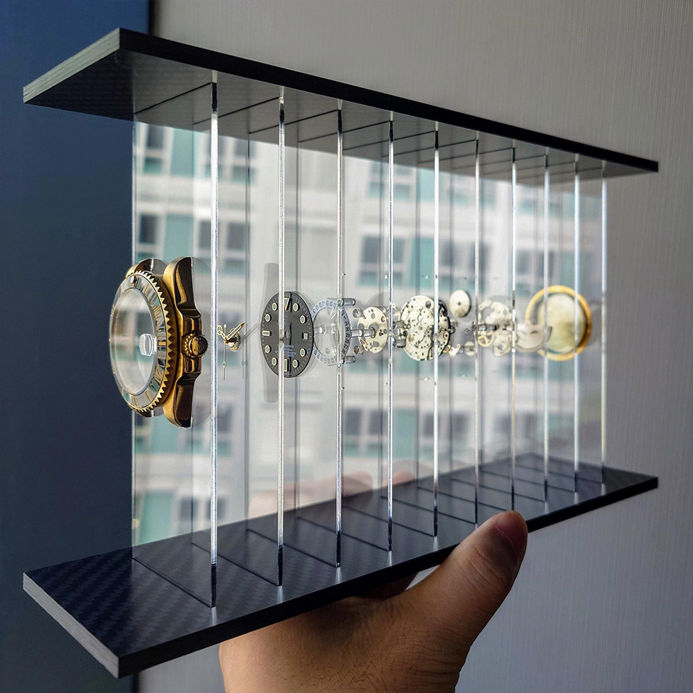 disassembled watch