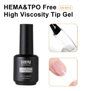 Гель-клей для ногтей TRIONE Hema TPO Free, 15 мл, УФ-отверждаемый, долговечный, сильный адгезив, для накладных ногтей и типсов, оптом - Product Image 6