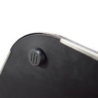 Base de table en acier inoxydable robuste pour la vente en gros, support de table monopoteau démontable pour projets hôteliers
