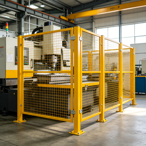 Barrière modulaire en treillis métallique pour l'organisation des ateliers industriels et la séparation des lignes de production - Product Image 1