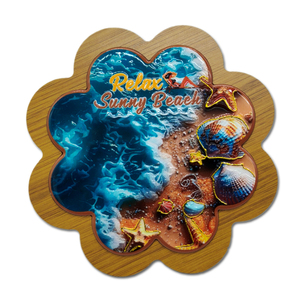 <span class=keywords><strong>Sottopentola</strong></span> Personalizzabile con Stampa UV 3D Dorata <span class=keywords><strong>in</strong></span> Rilievo, Souvenir <span class=keywords><strong>in</strong></span> Bambù e <span class=keywords><strong>Ceramica</strong></span>, <span class=keywords><strong>Sottopentola</strong></span> per Sublimazione - Product Image 6
