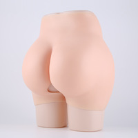 Culotte Remonte-Fesses Sexy en Silicone pour Femme, Grand Fessier pour Travesti Transgenre, Sous-Vêtement Faux Fessier pour Amélioration des Hanches
