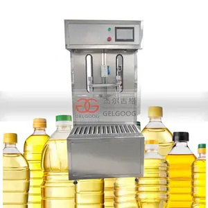 Automatique Moteur Lube Bouteille Comestible Cuisson Légumes Moutarde Tournesol Palmier Noix De Coco Chanvre Huile D'olive Essentielle Machine De Remplissage